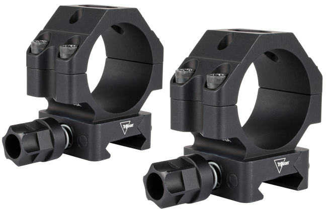 Trijicon AC22064 Scope Rings with Q-LOC Technology  Matte Black  30mm Low