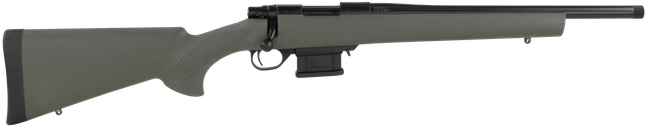 Howa HMA70363 M1500 Mini Action 300 Blackout Caliber with 10+1 Capacity, 16" Threaded Barrel, Black Metal Finish & OD Green Fixed HTI Pillar-Bedded Stock (Full Size)
