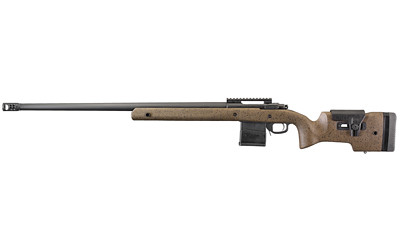 Ruger 47184 Hawkeye Long-Range Target Full Size 6.5 Creedmoor 10+1 26" Matte Black Steel Threaded Barrel, Picatinny Rail Steel Receiver, Black Speckled Brown Adj Comb & LOP Laminate Stock - 47184 - 736676471843