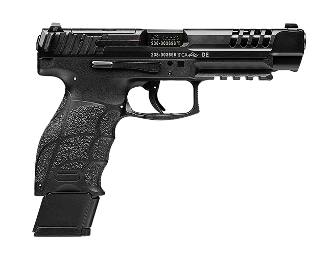 HK VP9 L, 9mm Luger, 5in. Barrel, 20rd, Optics Ready - Black (81000591)