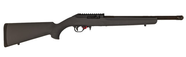 Franklin Armory 0210000GRY F22  22 LR 16" Black Heavy Fluted Threaded Barrel, Picatinny Rail Receiver, Gray Hogue OverMolded Synthetic Stock