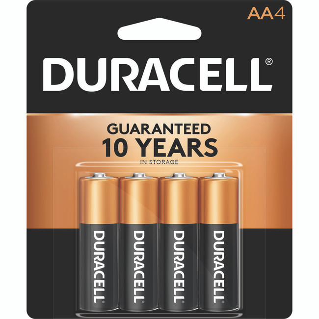 Duracell Coppertop Batteries AA 4 pk.
