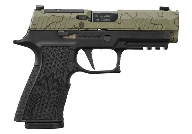 Sig Sauer P320 XTen 10mm Auto 3.8 Inch 15+1 Moss Green Custom