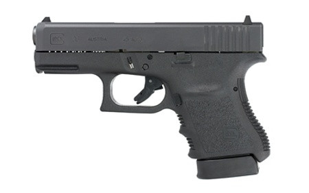 Glock 36 Gen 3, 45ACP, 3.78in. Barrel, 6rd - Black (NPN: PR36509FGR)