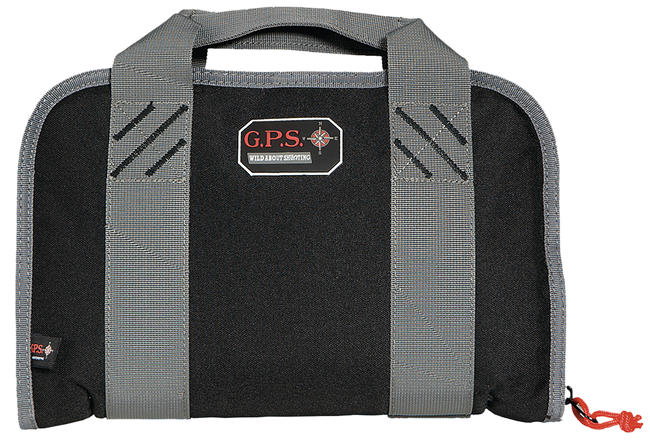 GPS Bags 1107PCCB Double Compact Black Holds 1-2 Handguns