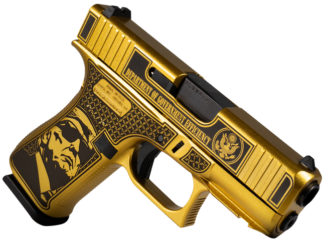 Glock G43X 9mm Luger 3.41" 10+1 Glamour Glock Gold Cerakote