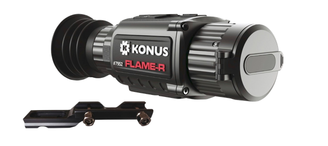 Konus Optics Flame-R Thermal Rifle Scope 2.5-20x Digital Zoom 256x192 30mm Mount