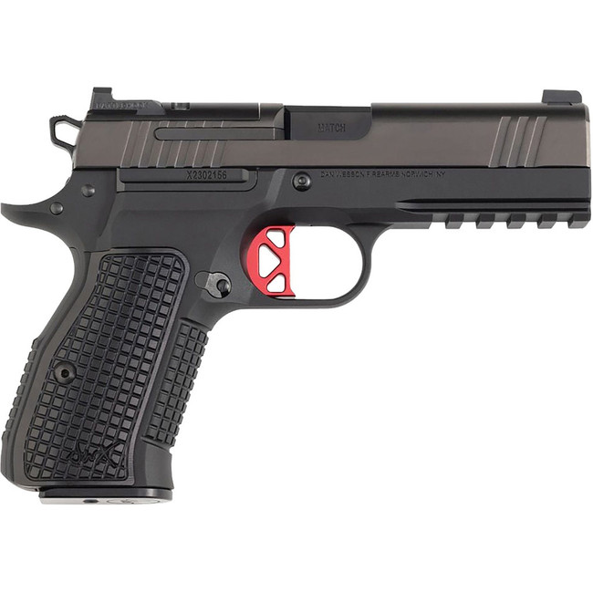 Dan Wesson DWX Compact Optic Ready Pistol 9mm 4 in. Black w/Rail 10+1 rd.