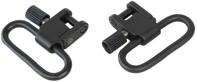 Bulldog BD880 Deluxe Locking Swivel Set Black 1" Steel