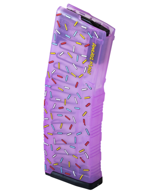 Amend2 MOD-C Sprinkle Donut 30+1 5.56 NATO Magazine Fits AR-15 Pink Sprinkles