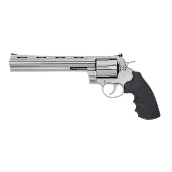 Colt Anaconda 44 Magnum 8in Barrel 6 Rounds Stainless Semi-Bright Hogue Grips