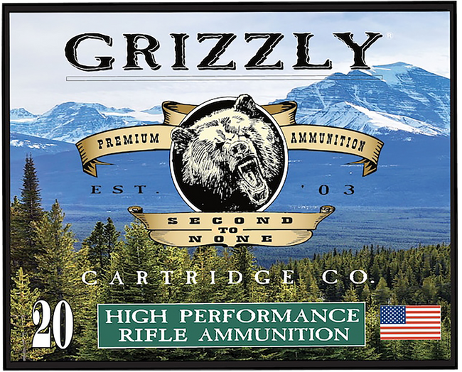 Grizzly Ammo GC357M15   357Mag 148gr Full Metal Jacket Flat Point 20 Per Box/10 Case