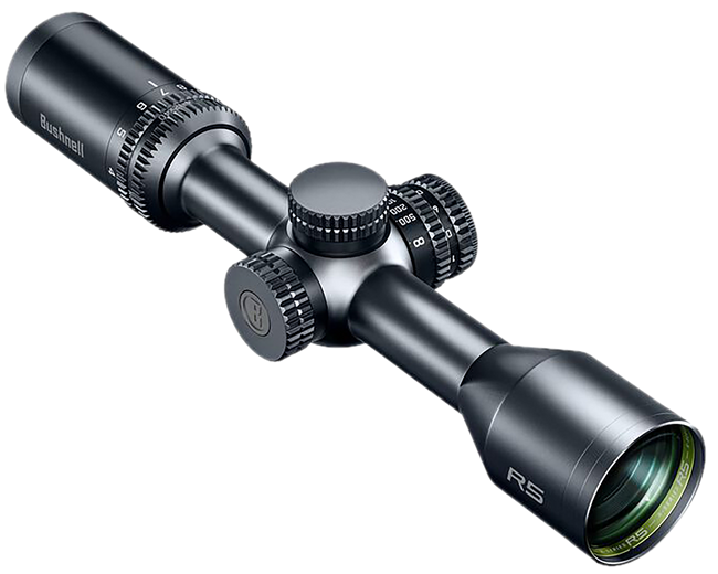 Bushnell R5 4 12x40 Illuminated Reticle Rifle Scope 1in Tube HD Glass