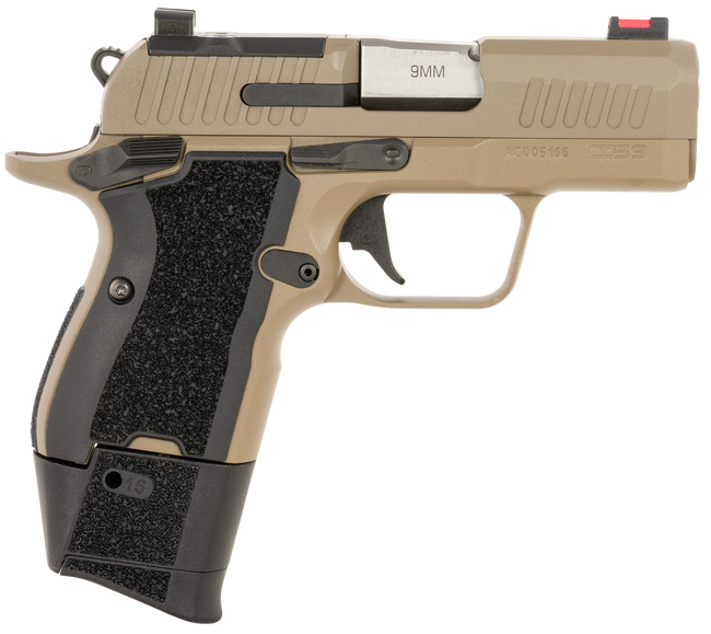 Kimber Mfg, Inc 3700881 CDS9 Lite 9mm Luger 15+1 3.18" Match Grade Barrel, Stainless Steel Optic Ready/Serrated Slide, Aluminum Frame w/Beavertail & Picatinny Rail, RMSc Footprint, Ambidextrous