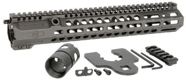 Midwest Industries Mi 308 High Combat Rail Hd M-lok Handguard 13.5