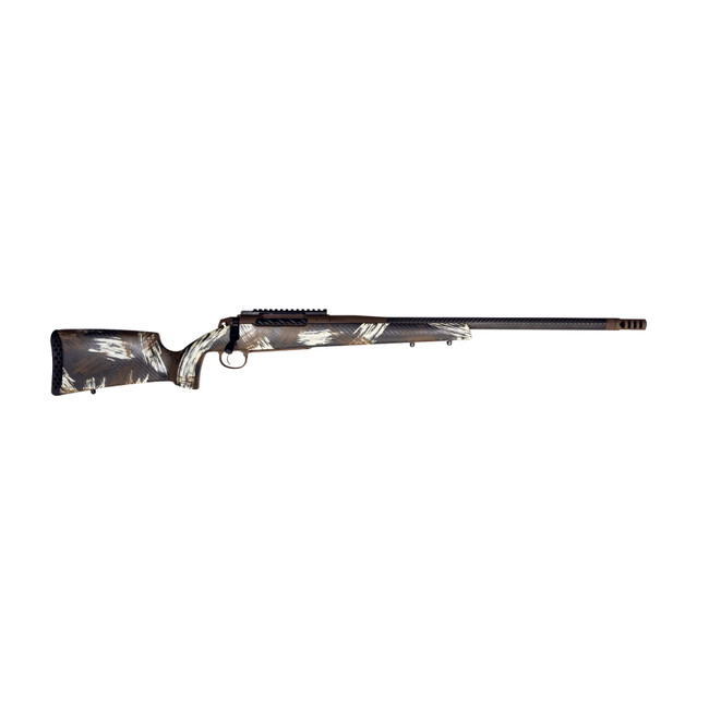 Weatherby Model 307 22 Creedmoor Graphite Cerakote Exposed Carbon Fiber Stock - 3WAST22CMR4B - 747115460564
