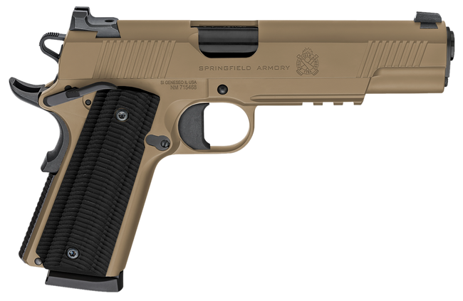Springfield Armory Operator 1911 9mm Luger 5" 9 Coyote Brown Cerakote
