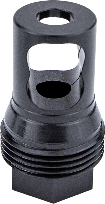 KGM Suppressors A TMB50 S 2 R50T Taper Muzzle Brake 7/8x14 Nitride Steel