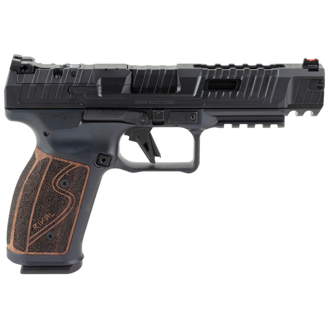 Canik SfX Rival-S 9mm Luger 5" 18+1 Steel Frame Rosewood Grip Optic Ready - HG7010R-N - 787450960725