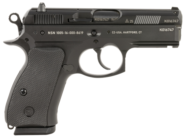 CZ P-01 50th Anniversary 9mm Luger 3.75" 10+1 Polycoat Aluminum Frame Rubber Grip