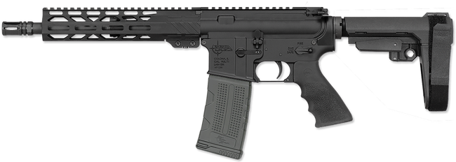 Rock River Arms BLK2142 LAR-15M RRAGE 300 AAC Blackout 30+1 10.50" Black Threaded Barrel, M-LOK Handguard, Black Aluminum Picatinny Rail Receiver, Black Polymer SB Tactical SBA3 Brace, Black A2 Grip