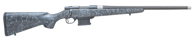 Howa HCE6ARCGW 1500 Carbon Elevate 6mm ARC 5+1 20" Wrapped Carbon Fiber Threaded Barrel, Blued Drilled & Tapped Steel Receiver, Fixed Stocky's Black w/Gray Webbing Carbon Fiber Stock, - HCE6ARCGW - 682146888317