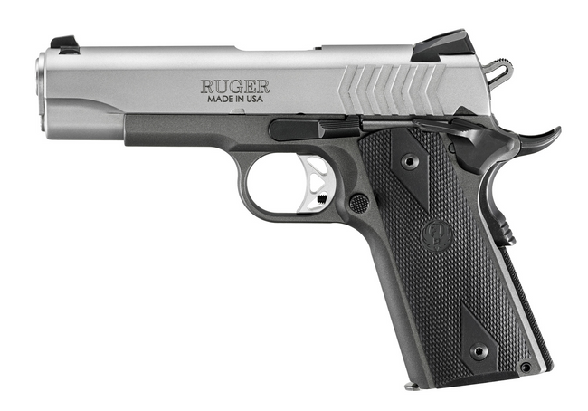 Ruger SR1911 Commander .45 Auto 4.25'' 7+1 Tungsten Cerakote Stainless