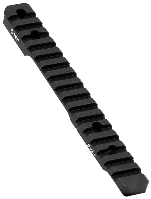 Mdt Sporting Goods Inc 102357BLK 20 MOA Picatinny Scope Base  Black Anodized Aluminum 11" Long Fits Howa 1500 Long Action