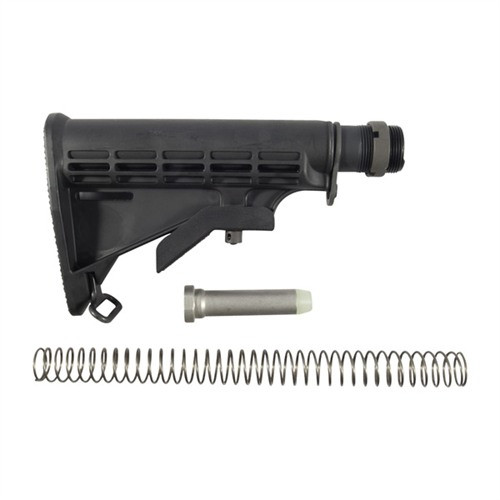 AR-15 STOCK ASSEMBLY COLLAPSIBLE MIL-SPEC BLACK