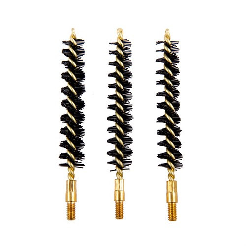 35/38 SPL/357 CALIBER HEAVY WEIGHT NYLON RIFLE BRUSH 3PK