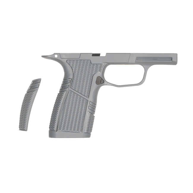 Tyrant CNC Snub Nose Grey Grip Module for Sig P365 - TDP365GRMMACROGREY - 764046030925