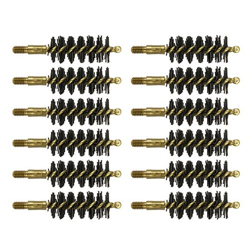 50 CALIBER HEAVY WEIGHT NYLON PISTOL BRUSH 12 PACK