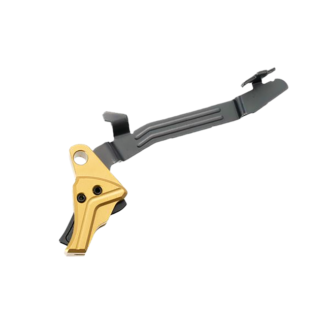 Tyrant Cnc I.T.T.S Gold/Black Trigger for Glock 43 43x 48