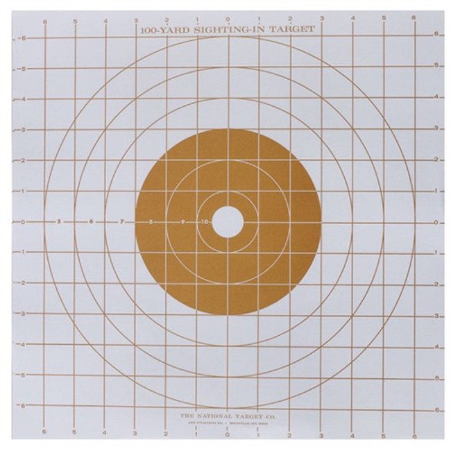 ST-3 ORANGE SIGHT-IN TARGETS 100/PACK