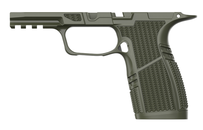 Tyrant CNC TDP365GRMMACROOD Snub Nose Grip Module OD Green Fits Sig P365