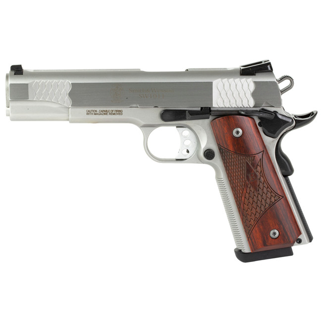 Smith & Wesson 1911 E 45 ACP 5 Inch 8 Rounds Stainless Steel