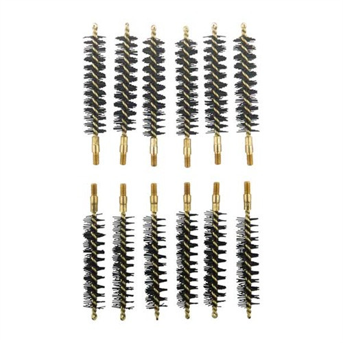 50 CALIBER HEAVY WEIGHT NYLON RIFLE BRUSH 12 PACK