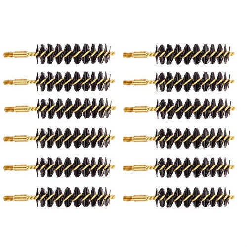 50 CAL BLACK POWDER HEAVY WEIGHT NYLON RIFLE BRUSH 12PK