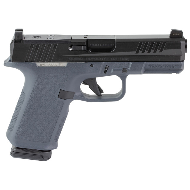 Ruger RXM 9mm 4" 15 Rounds Gray Nitride Striker Fired Pistol - 19424 - 736676194247