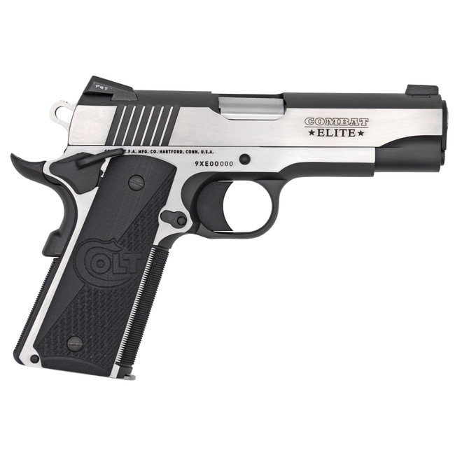 Colt 1911 Combat Elite Commander Pistol 9mm 4.25 in. TT Elite Two Tone 9 rd. - O4082CE - 098289111937