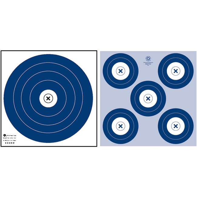 Maple NFAA Dual 1-Spot/5-Spot Target 25 pk. - NFI-4P - 651118048400