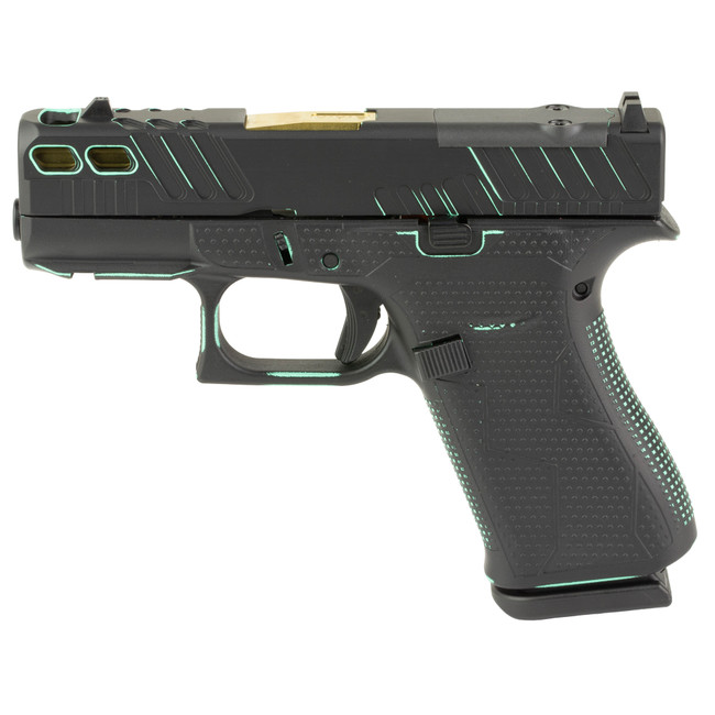 Glock G43X MOS 9mm Luger 3.41 Barrel 10 Rounds Cerakote Robin's Egg Blue