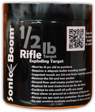 SONIC BOOM 1/2lb EXPLODING TARGET