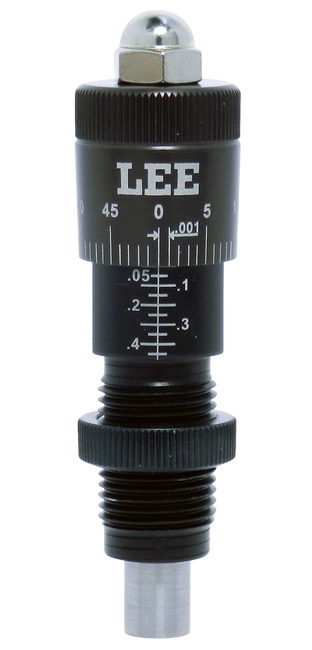 Lee Precision 92162 Micrometer Factory Crimp Adapter Black/Clear 44/45 Cal Pistol Firearm