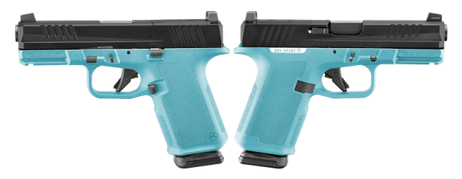 Ruger, Rxm, 9mm, 4 inch Barrel, 15 Round Capacity, Robin Egg Blue Finish, Magpul Enhanced Handgrip, Orion Exclusive