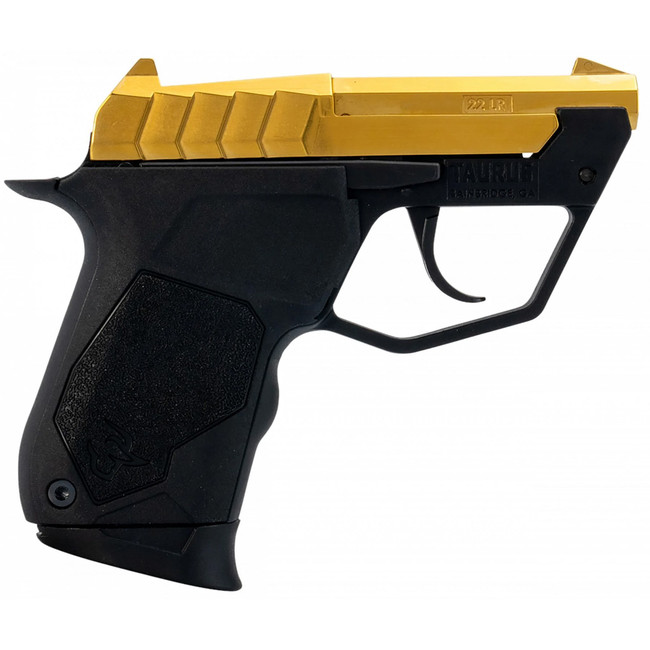 Taurus 22TUC Pistol 22 LR 2.5 in PVD Gold 9 rd. - 1-22TUC13G - 725327943532