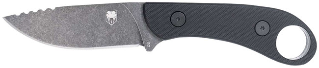COBRATEC FIXED BLADE D2 SKINNER BLACK GENERATION II