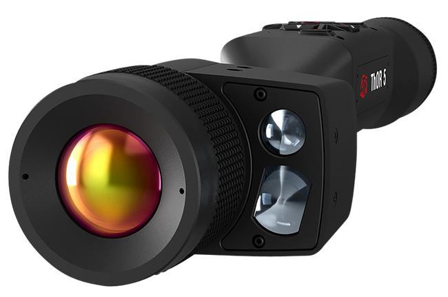 ATN TIWST5335LRF Thor 5 320 LRF Thermal Rifle Scope Black Anodized 5-20x Smart Mil Dot Reticle, Zoom 320x240 12 Microns, 60 fps Resolution