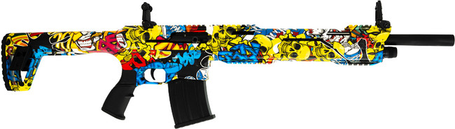 Tokarev USA TAR 12 12GA, 18.5in. Barrel, 5rd, Graffiti Camo - Urban Camo (21000174) - 21000174 - 723551446140