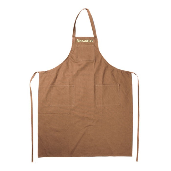 CANVAS APRON, LONG, BROWN